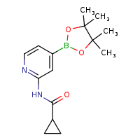 N-[4-(4,4,5,5-tetramethyl-1,3,2-dioxaborolan-2-yl)pyridin-2-yl]cyclopropanecarboxamide