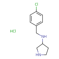 N-[(4-chlorophenyl)methyl]pyrrolidin-3-amine hydrochloride
