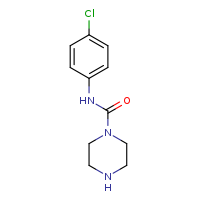 N-(4-chlorophenyl)piperazine-1-carboxamide
