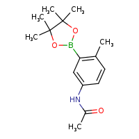 N-[4-methyl-3-(4,4,5,5-tetramethyl-1,3,2-dioxaborolan-2-yl)phenyl]acetamide