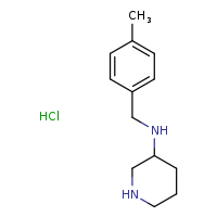 N-[(4-methylphenyl)methyl]piperidin-3-amine hydrochloride