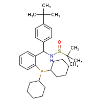 N-[(4-tert-butylphenyl)[2-(dicyclohexylphosphanyl)phenyl]methyl]-2-methylpropane-2-sulfinamide
