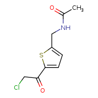 N-{[5-(2-chloroacetyl)thiophen-2-yl]methyl}acetamide