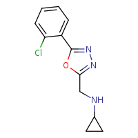 N-{[5-(2-chlorophenyl)-1,3,4-oxadiazol-2-yl]methyl}cyclopropanamine
