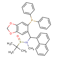 N-{[6-(diphenylphosphanyl)-2H-1,3-benzodioxol-5-yl](naphthalen-1-yl)methyl}-N,2-dimethylpropane-2-sulfinamide