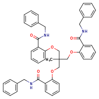 N-benzyl-2-{3-[2-(benzylcarbamoyl)phenoxy]-2-[2-(benzylcarbamoyl)phenoxymethyl]-2-methylpropoxy}benzamide