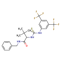 N-benzyl-2-({[3,5-bis(trifluoromethyl)phenyl]carbamothioyl}amino)-3,3-dimethylbutanamide