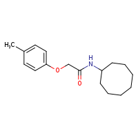 N-cyclooctyl-2-(4-methylphenoxy)acetamide