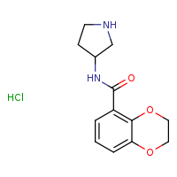 N-(pyrrolidin-3-yl)-2,3-dihydro-1,4-benzodioxine-5-carboxamide hydrochloride