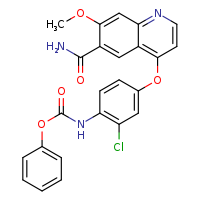 phenyl N-{4-[(6-carbamoyl-7-methoxyquinolin-4-yl)oxy]-2-chlorophenyl}carbamate