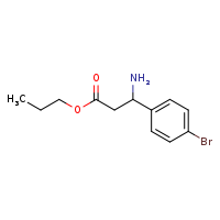 propyl 3-amino-3-(4-bromophenyl)propanoate