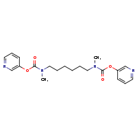 pyridin-3-yl N-methyl-N-(6-{methyl[(pyridin-3-yloxy)carbonyl]amino}hexyl)carbamate