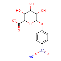 sodium 3,4,5-trihydroxy-6-(4-nitrophenoxy)oxane-2-carboxylate