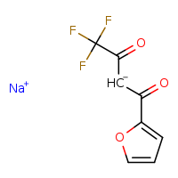 sodium 4,4,4-trifluoro-1-(furan-2-yl)-1,3-dioxobutan-2-ide