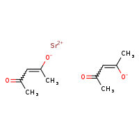 strontium(2+) bis(4-oxopent-2-en-2-olate)