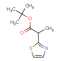 tert-butyl 2-(1,3-thiazol-2-yl)propanoate
