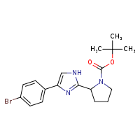 tert-butyl 2-[4-(4-bromophenyl)-1H-imidazol-2-yl]pyrrolidine-1-carboxylate