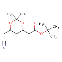 tert-butyl 2-[6-(cyanomethyl)-2,2-dimethyl-1,3-dioxan-4-yl]acetate