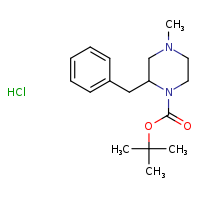 tert-butyl 2-benzyl-4-methylpiperazine-1-carboxylate hydrochloride