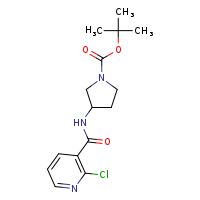 tert-butyl 3-(2-chloropyridine-3-amido)pyrrolidine-1-carboxylate