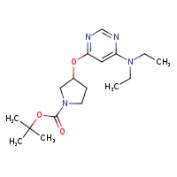tert-butyl 3-{[6-(diethylamino)pyrimidin-4-yl]oxy}pyrrolidine-1-carboxylate