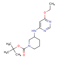 tert-butyl 3-[(6-ethoxypyrimidin-4-yl)amino]piperidine-1-carboxylate