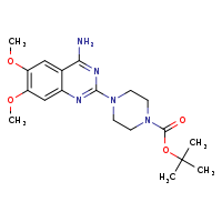 tert-butyl 4-(4-amino-6,7-dimethoxyquinazolin-2-yl)piperazine-1-carboxylate