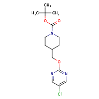 tert-butyl 4-{[(5-chloropyrimidin-2-yl)oxy]methyl}piperidine-1-carboxylate