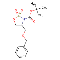 tert-butyl 4-[(benzyloxy)methyl]-2,2-dioxo-1,2??,3-oxathiazolidine-3-carboxylate