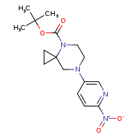 tert-butyl 7-(6-nitropyridin-3-yl)-4,7-diazaspiro[2.5]octane-4-carboxylate