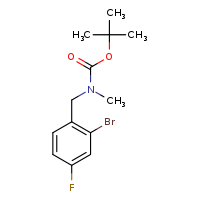 tert-butyl N-[(2-bromo-4-fluorophenyl)methyl]-N-methylcarbamate