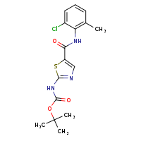 tert-butyl N-{5-[(2-chloro-6-methylphenyl)carbamoyl]-1,3-thiazol-2-yl}carbamate