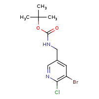 tert-butyl N-[(5-bromo-6-chloropyridin-3-yl)methyl]carbamate