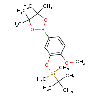 tert-butyl(2-methoxy-5-(4,4,5,5-tetramethyl-1,3,2-dioxaborolan-2-yl)phenoxy)dimethylsilane